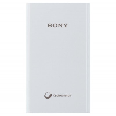 Купить Внешний аккумулятор Sony 5800 мАч, белый с нанесением логотипа