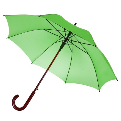 Купить Зонт-трость Unit Standard, зеленое яблоко с нанесением логотипа