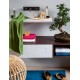 Купить Полотенце Bamboo Luxe, большое, белое с нанесением логотипа