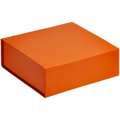 Купить Коробка BrightSide, оранжевая с нанесением