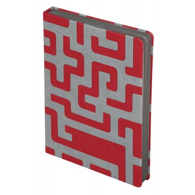 Купить Ежедневник Labyrinth, недатированный, красный с нанесением