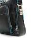 Купить Сумка с отделением для ноутбука Piquadro Blue Square, черная с нанесением логотипа