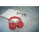 Купить Наушники Sony XB-550, красные с нанесением логотипа