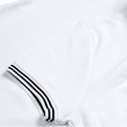 Купить Рубашка поло женская Virma Stripes Lady, белая с нанесением логотипа Купить Рубашка поло женская Virma Stripes Lady, белая с нанесением логотипа