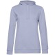 Купить Толстовка с капюшоном женская Hoodie, лиловая с нанесением логотипа