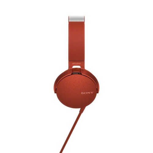 Купить Наушники Sony XB-550, красные с нанесением логотипа