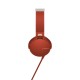 Купить Наушники Sony XB-550, красные с нанесением логотипа
