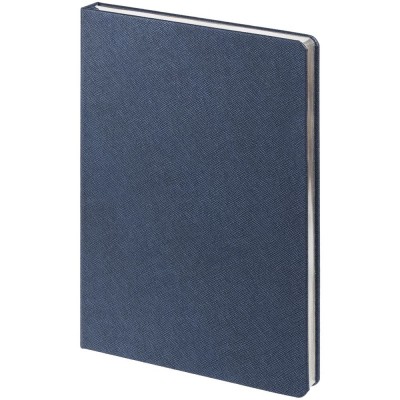 Купить Ежедневник Saffian, недатированный, синий с нанесением логотипа