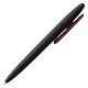 Купить Ручка шариковая Prodir DS5 TRR-P Soft Touch, черная с красным с нанесением логотипа