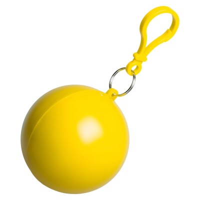 Купить Дождевик в круглом футляре NIMBUS, желтый с нанесением логотипа