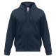 Купить Толстовка мужская Hooded Full Zip темно-синяя с нанесением логотипа