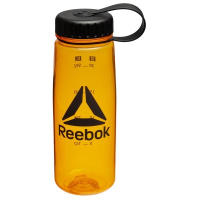 Купить Бутылка для воды Watrbot, оранжевая с нанесением логотипа