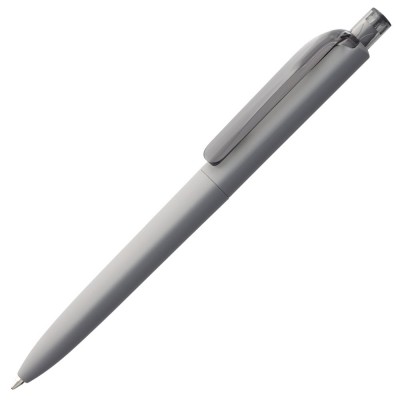 Купить Ручка шариковая Prodir DS8 PRR-T Soft Touch, серая с нанесением