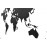 Деревянная карта мира World Map Wall Decoration Large, черная