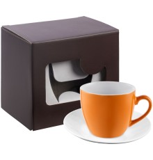 Кофейная пара Refined в подарочной упаковке, оранжевая