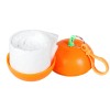 Купить Дождевик в футляре «Фрукт», оранжевый мандарин с нанесением логотипа