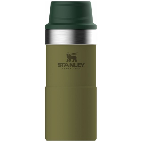 Купить Термокружка Stanley Classic One Hand 2.0, малая, оливковая с нанесением логотипа