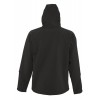 Купить Куртка мужская с капюшоном Replay Men 340, черная с нанесением логотипа
