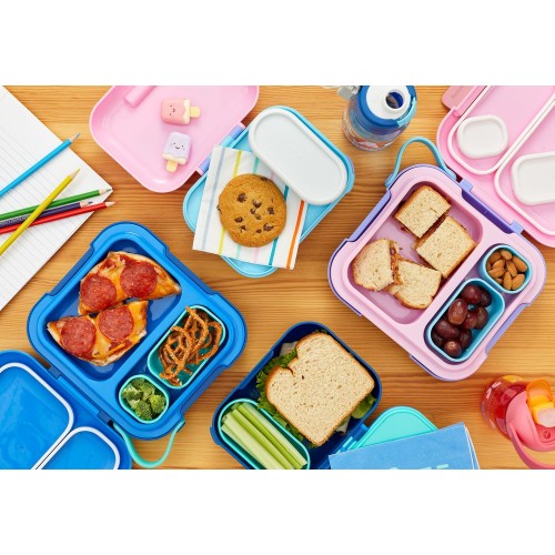Купить Ланчбокс Neat Bento, малый, розовый с нанесением логотипа