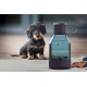 Купить Бутылка для воды с миской для питомца Dog Water Bowl Lite, темно-фиолетовая с нанесением логотипа