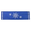 Купить Упаковка-конфета «Снежинки», синяя с нанесением логотипа