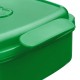 Купить Ланчбокс Cube, зеленый с нанесением логотипа