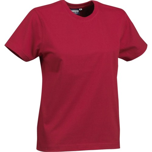 Купить Футболка женская LADIES AMERICAN T, красная с нанесением логотипа Купить Футболка женская LADIES AMERICAN T, красная с нанесением логотипа