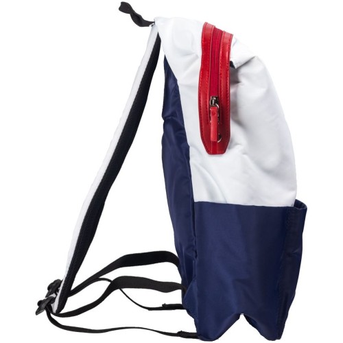 Купить Рюкзак для ноутбука Lecturer Leisure Backpack, белый с темно-синим с нанесением логотипа