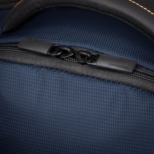 Купить Рюкзак для ноутбука Qibyte Laptop Backpack, синий с черными вставками с нанесением логотипа