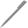 Купить Ручка шариковая Flip Silver, серебристая с нанесением логотипа