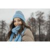 Купить Шарф Snow, темно-синий с нанесением логотипа