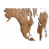 Купить Деревянная карта мира World Map Wall Decoration Exclusive, орех с нанесением логотипа