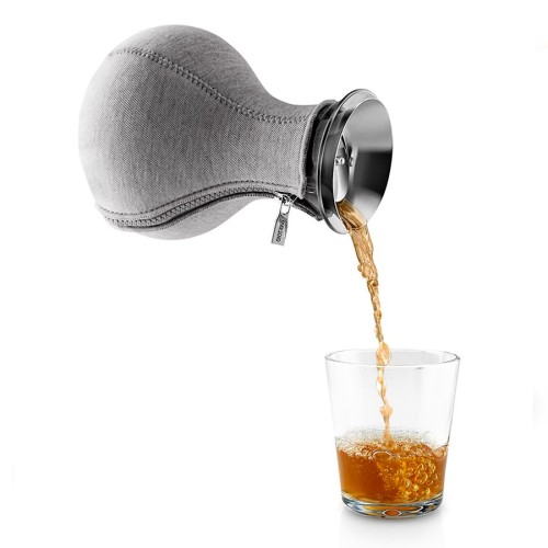 Купить Чайник заварочный Tea Maker в чехле, темно-серый с нанесением логотипа