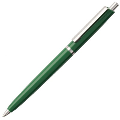 Купить Ручка шариковая Classic, зеленая с нанесением логотипа