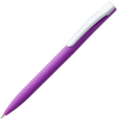 Купить Карандаш механический Pin Soft Touch, фиолетовый с нанесением