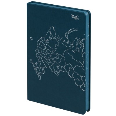 Купить Ежедневник «Открывая Россию», синий с нанесением