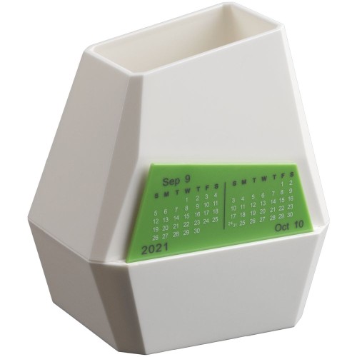 Купить Органайзер настольный с календарем Penman, белый с нанесением логотипа