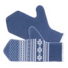 Купить Варежки «Скандик», синие (индиго) с нанесением логотипа