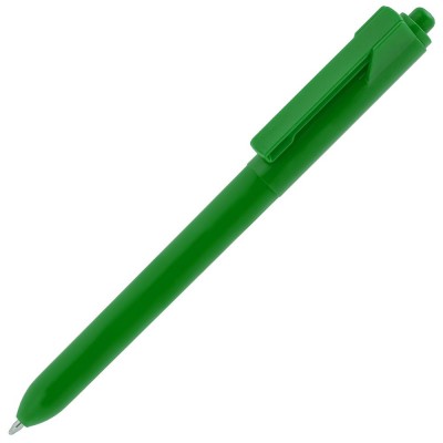 Купить Ручка шариковая Hint, зеленая с нанесением