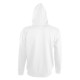 Купить Толстовка мужская Soul Men 290 с контрастным капюшоном, белая с нанесением логотипа