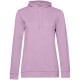 Купить Толстовка с капюшоном женская Hoodie, сиреневая с нанесением логотипа