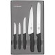 Купить Набор ножей Victorinox Standart, черный с нанесением логотипа