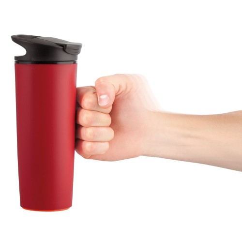 Купить Термостакан fixMug, красный с нанесением логотипа