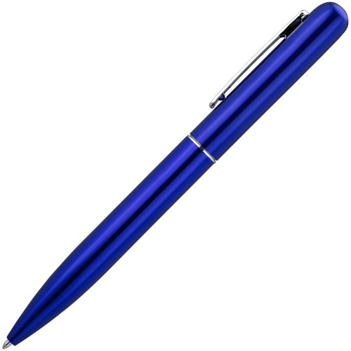 Купить Ручка шариковая Scribo, синяя с нанесением логотипа