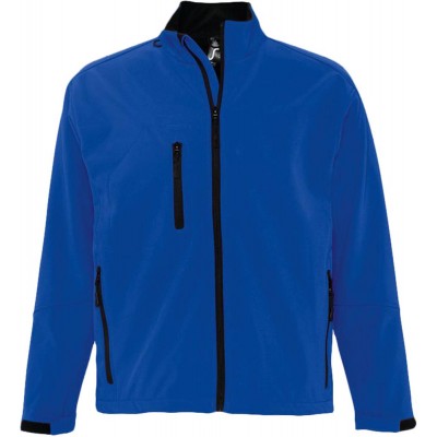 Купить Куртка мужская на молнии RELAX 340, ярко-синяя с нанесением
