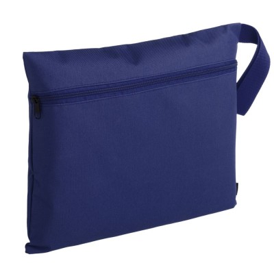 Купить Конференц-сумка Unit Saver, темно-синяя с нанесением