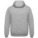 Купить Толстовка мужская Hooded Full Zip серый меланж с нанесением логотипа