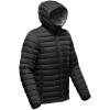 Купить Куртка компактная мужская Stavanger, черная с нанесением логотипа