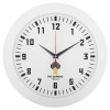 Купить Часы настенные Vivid Large, белые с нанесением логотипа