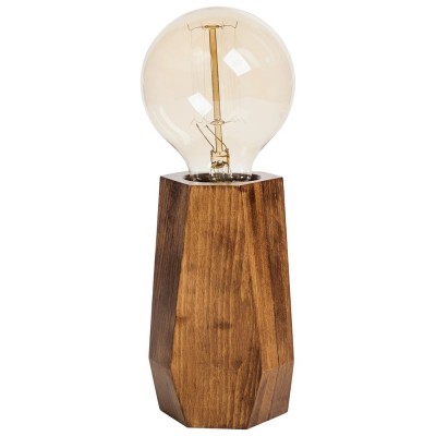 Купить Лампа настольная Wood Job с нанесением логотипа